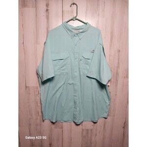 Columbia  PFG Omni Shield Mens XXL Blood and Guts Short Sleeve Button Down Shirt